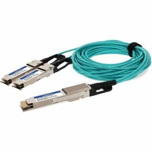 Addon MSA AND TAA COMP AOC 10M 200G-AOC QSFP28-DD/2XQSFP28 850NM QDD-200G-2Q28-O10M-AO