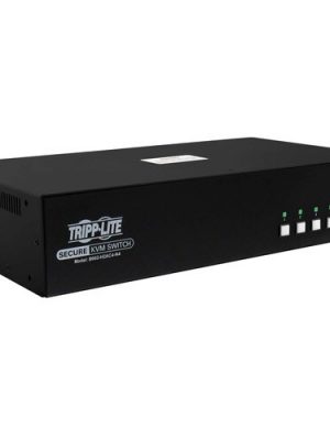 SECURE KVM SWITCH 4-PORT DUAL HEAD HDMI TO HDMI 4K NIAP PP4.0