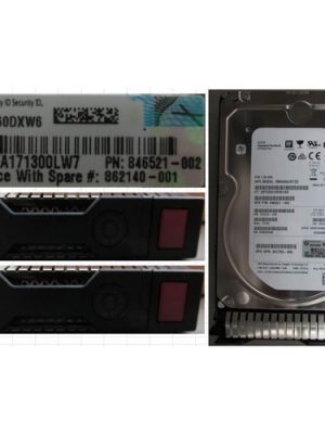 HP 6TB 7.2K 12G SAS LFF SC DS HDD 861754-B21