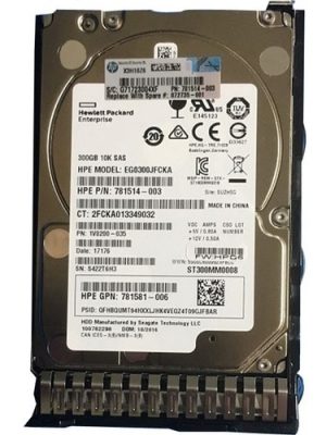 HP 300GB 10K 2.5 12G SAS SC DS HDD 872475-B21 ALT