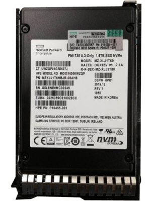 HP 1.6TB SOLID STATE DRIVE NVME U.3 2.5-INCH SMALL FORM