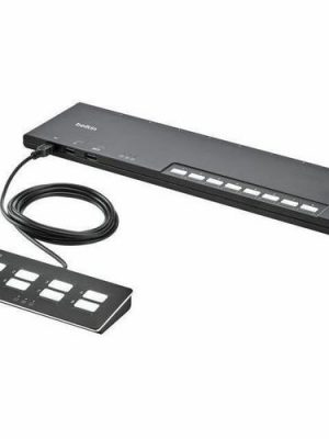 8PORT DUAL HEAD MODULAR SECURE SWITCH BASE UNIT PP4.0 W/REMOTE KVM