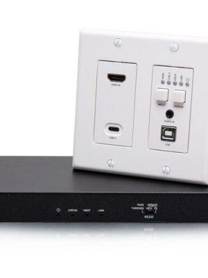 HDBASET HDMI USBC 3.5M WALL PLATE TO BOX
