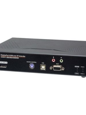 5K DISPLAYPORT KVM OVER IP TRANSMITTER W 10GB NETWORK FIBER