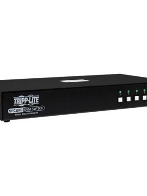 SECURE KVM SWITCH 4PORT 4K DP SINGLE HEAD 4K NIAP PP4.0 CAC TAA