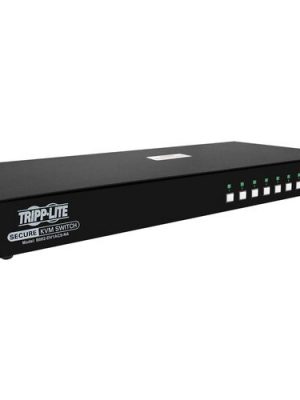 SECURE KVM SWITCH 8-PORT SINGLE HEAD DVI TO DVI NIAP PP4.0 AUDIO