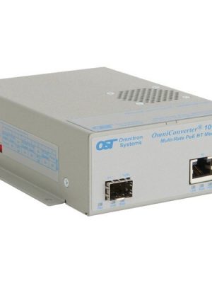 OMNICONVERTER 10GPOEBT/S 100W SFP/SFP+ TO 1X RJ-45 MULTIGIG DC WT