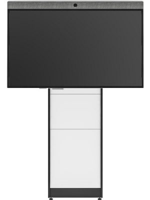 STRUT70 SINGLE MOUNT WHITE FRONT BLACK TRIM