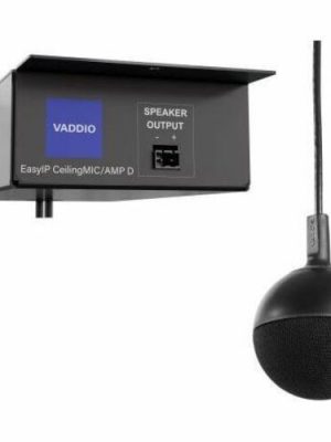 EASYIP CEILINGMIC/AMP D BLACK