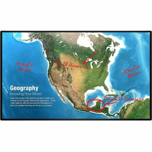 SHARP 65IN LCDTV INTERACTIVE DISPLAY 20 PT TOUCH RS-232C LAN COMMAND 4W-B65FT5U
