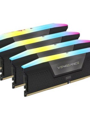 VENGEANCE RGB DDR5 192GB 4X48GB DDR5 5200 PC5-41600 MEMORY - BLACK