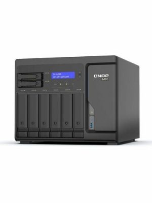 8-BAY QUTS HERO NAS XEON D-1602 2.5GHZ 8GB ECC RAM 4 X 2.5GBE PCIE