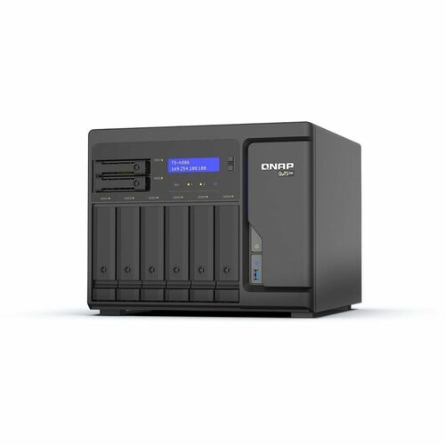 8-BAY QUTS HERO NAS XEON D-1602 2.5GHZ 8GB ECC RAM 4 X 2.5GBE PCIE