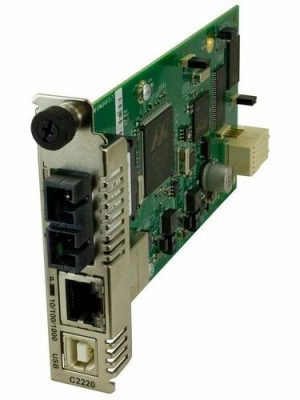 OAM RMT MNGD ION CARD 10/100/1000 TO 100B-FX SM SC
