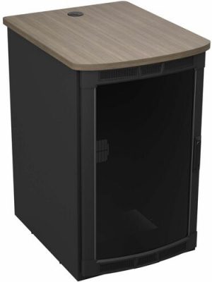 25SP 32DEEP PLEXI DOOR AND STUDIO TEAK TOP