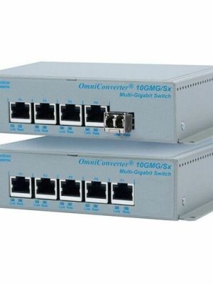 OMNICONVERTER 10GMG/SX SFP+ TO 2X MULTIGIG 2X 10/100/1000 AC