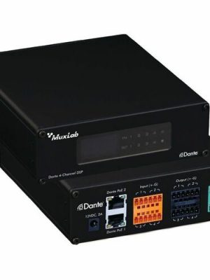 MUXLAB DANTE 4 CHANNEL AUDIO DSP