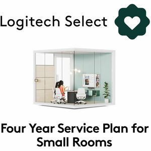 Logitech SELECT FOR SMALL ROOMS 4YR PLAN USED W/ MEETUP (2) RALLY BAR HUDDLE 994-000396