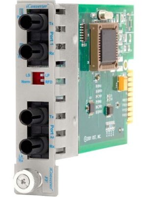 100 BASE-FX FIBER TO FIBER ICONVERTER ST MM 1310 SM 1310 30KM