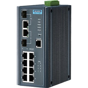 8G + 2G COMBO MANAGED POE+ SWITCH W/WIDE TEMP
