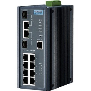INDUSTRIAL POE GIGABIT MANAGED SWITCH 8FE PORTS  2G POE+ WT