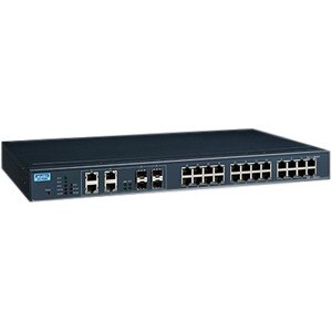 24PORT +4G COMBO PORT POE MANAGED SWITCH W/WIDE TEM