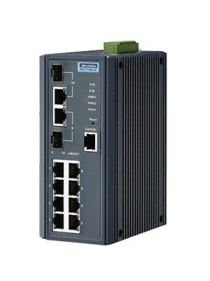 8FE+2G COMBO PORTS MANAGED REDUNDANT INDUSTRIAL SWITCH