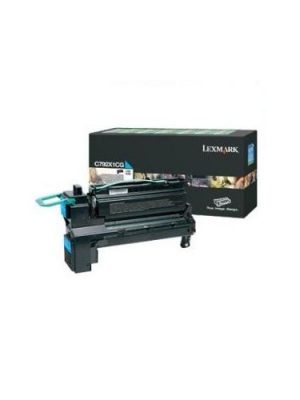 CYAN TONER CARTRIDGE FOR C792 X792 EXTRA HIGH YIELD RETURN PRINT