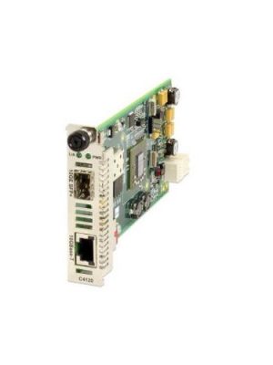 10GBE RJ45 100M COPPER TO FIBER MEDIA CONVERTER SLIDE IN CARD