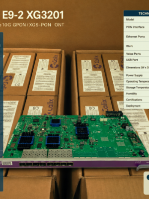 Calix E9-2 XG3201 XGS-PON and GPON optical line card - 100-06037